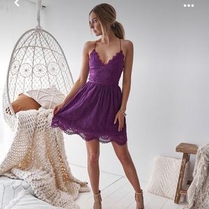 Born to be Chic AURELIA DRESS - PURPLE